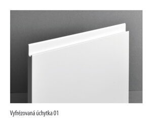 Zafrézovaná úchytka č.1
